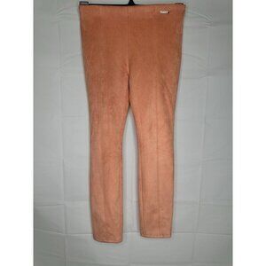 Guess Kids Girl Velvet Pull On Pants, Orange size 7 MSRP $49